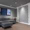 Ekena Millwork Large Casablanca Decorative Fretwork Wall Panels in Architectural PVC, 23 3/8"W x 23 3/8"H x 3/8"T WALP24X24CSB - alternate 5
